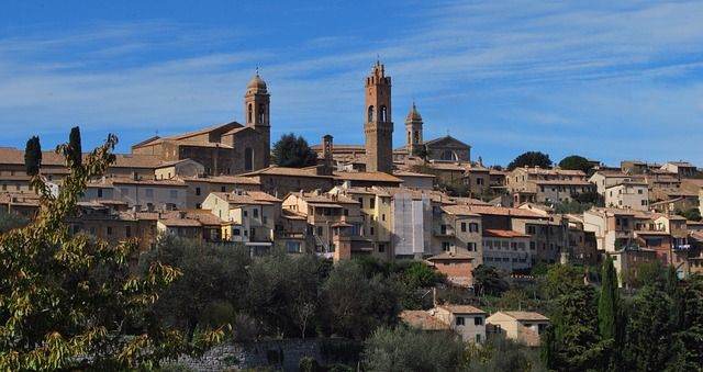 Montalcino in Toscane
