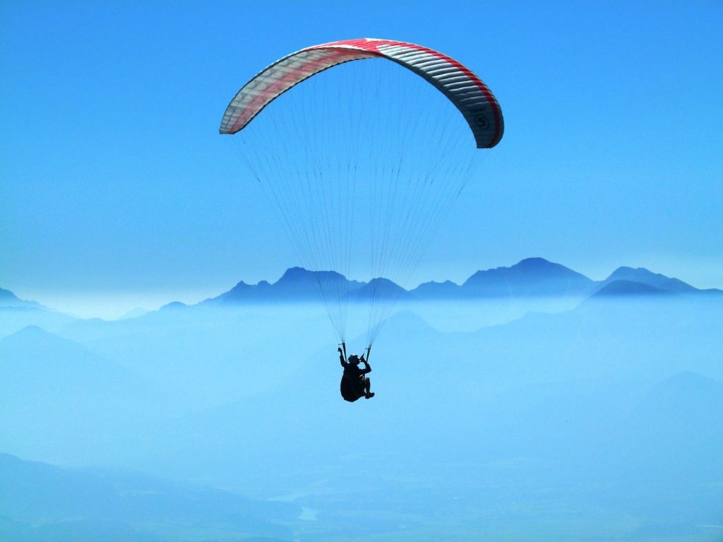 Paragliden in Nieuw Zeeland