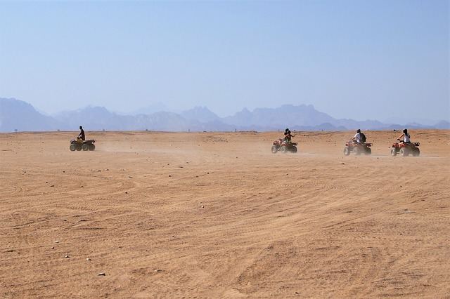 Woestijn activiteiten in Egypte